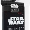 All Brands Gamegenic | Trading Card Game Star Wars: Unlimited Space Red Art Card Sleeves [61 Art Sleeves +1 Clear Sleeve] (Pre-Order Ships March)