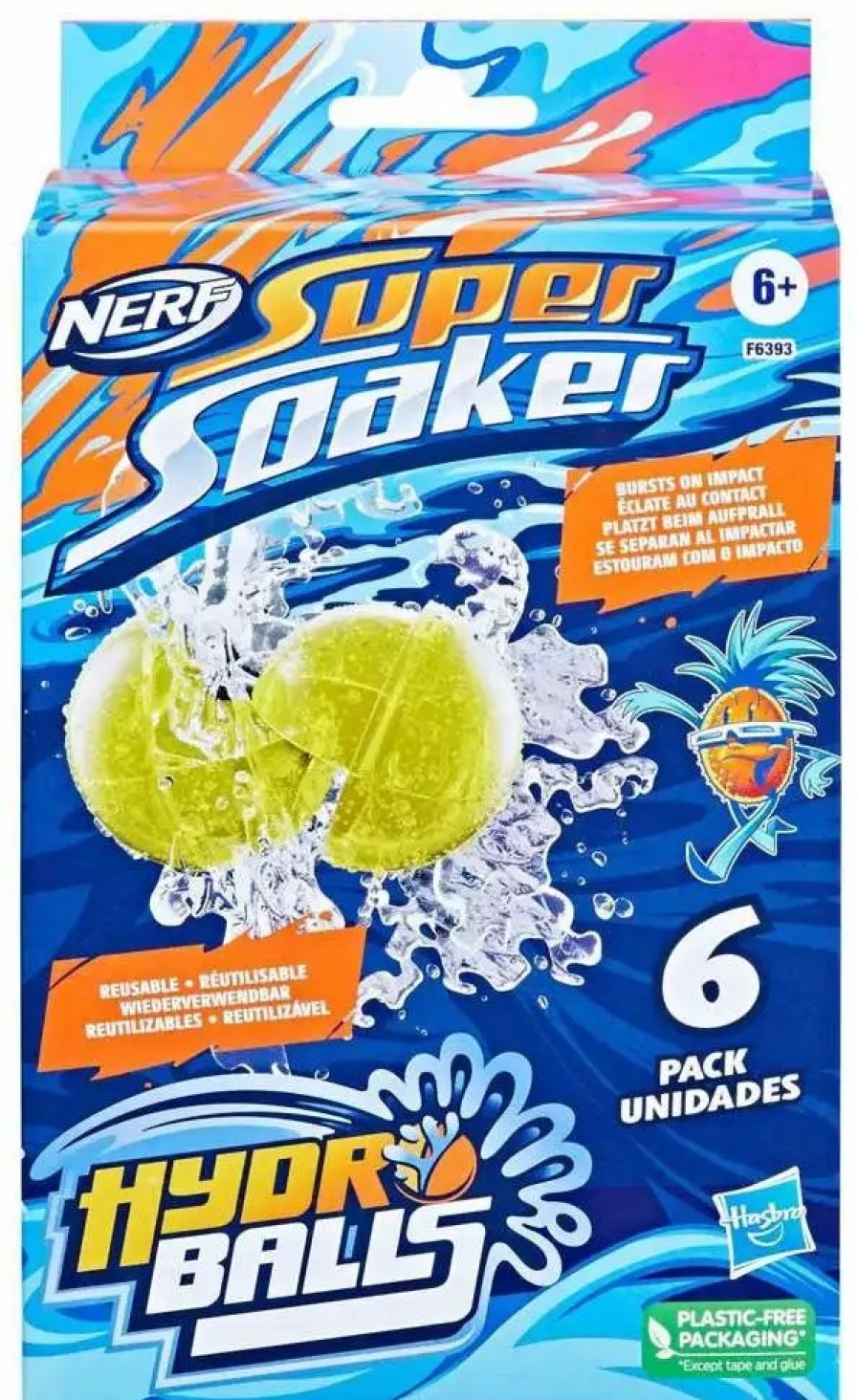 All Brands Hasbro Toys | Nerf Super Soaker Hydro Balls 6-Pack