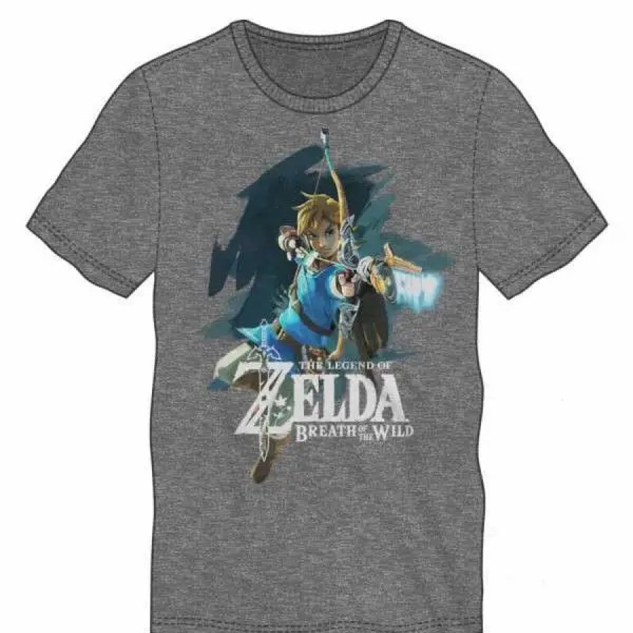 All Brands Bioworld | The Legend Of Zelda Zelda Breath Of The Wild Link Mens Tee Shirt Apparel [Large]