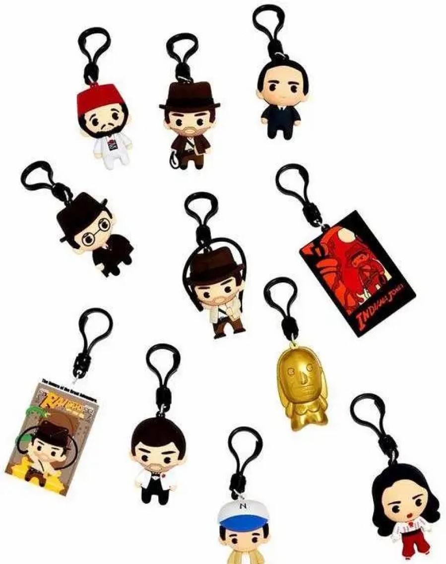 All Brands Monogram | Disney 3D Figural Keyring Indiana Jones Mystery Box [24 Packs]