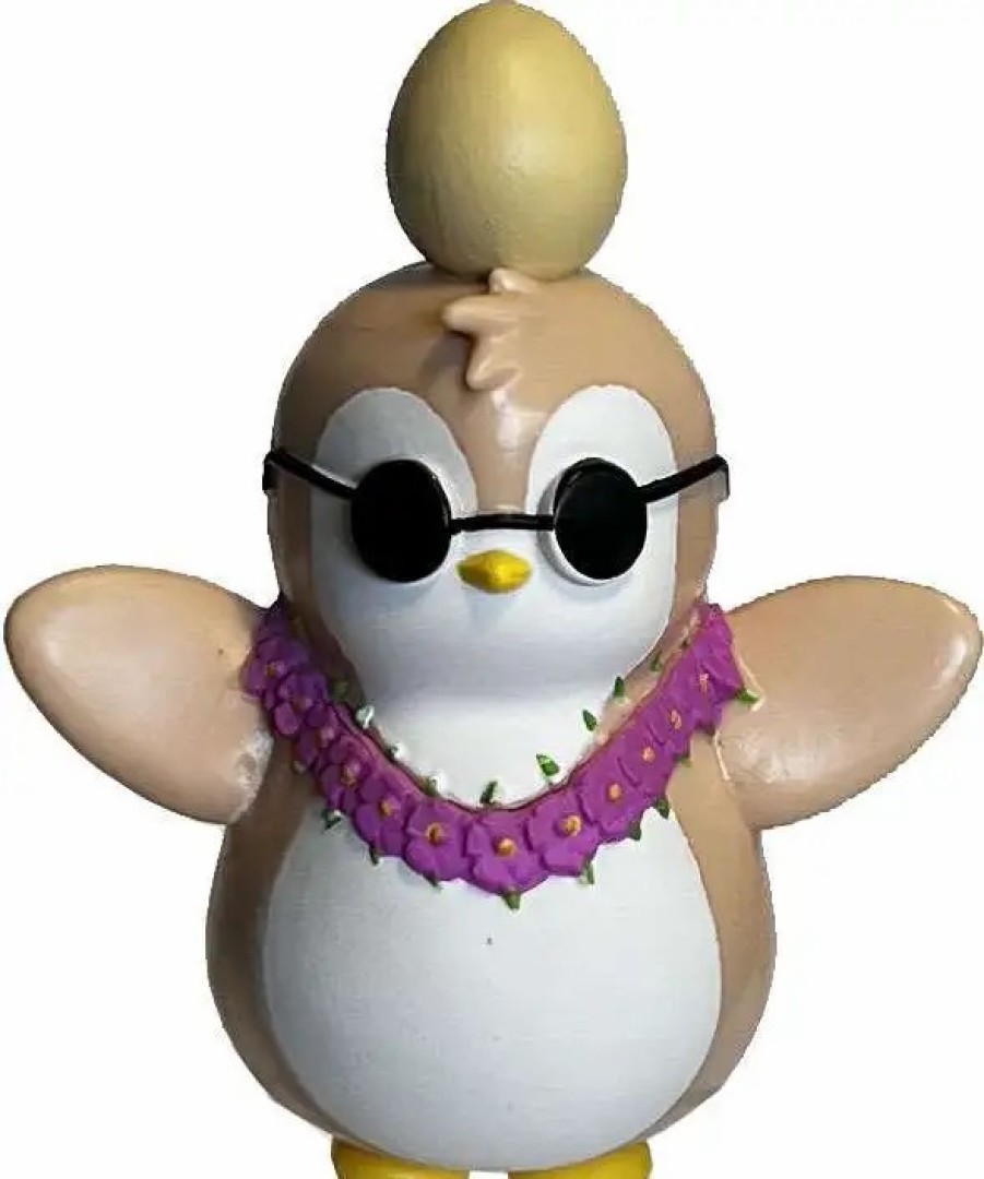 All Brands PMI | Pudgy Penguins Tan Penguin 1.5-Inch Mini Figure [Egg On Head & Sunglasses]