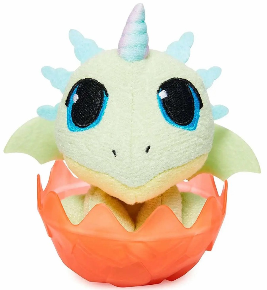 All Brands Spin Master | The Nine Realms Crystal Plush Dragons Bubblehorn 3-Inch Mini Egg Plush