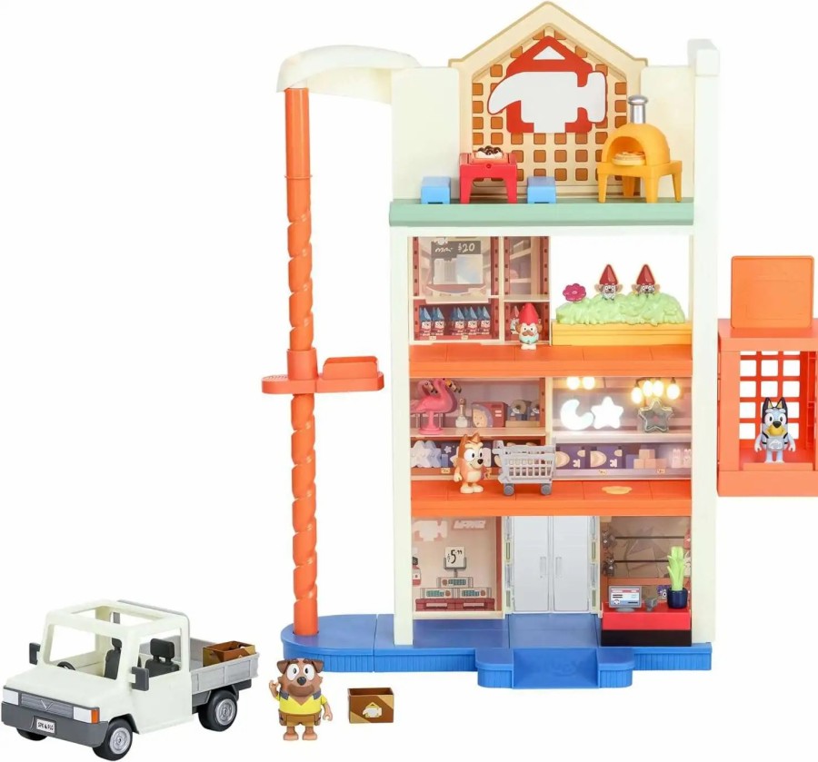 All Brands Moose Toys | Bluey Hammerbarn Shopping Center Mega Set Exclusive