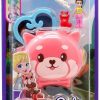 All Brands Mattel Toys | Polly Pocket Pet Connects Red Panda Micro Playset