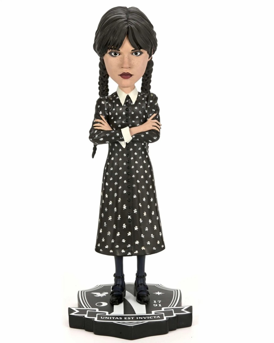 All Brands NECA | Neca Wednesday 8.5-Inch Head Knocker [Classic Dress] (Pre-Order Ships February)