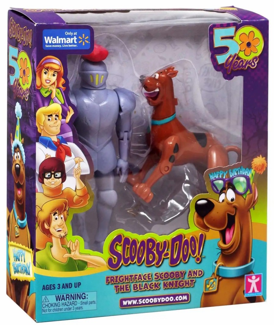 All Brands Zoink | Scooby Doo 50 Years Frightface Scooby & The Black Knight Exclusive Action Figure 2-Pack