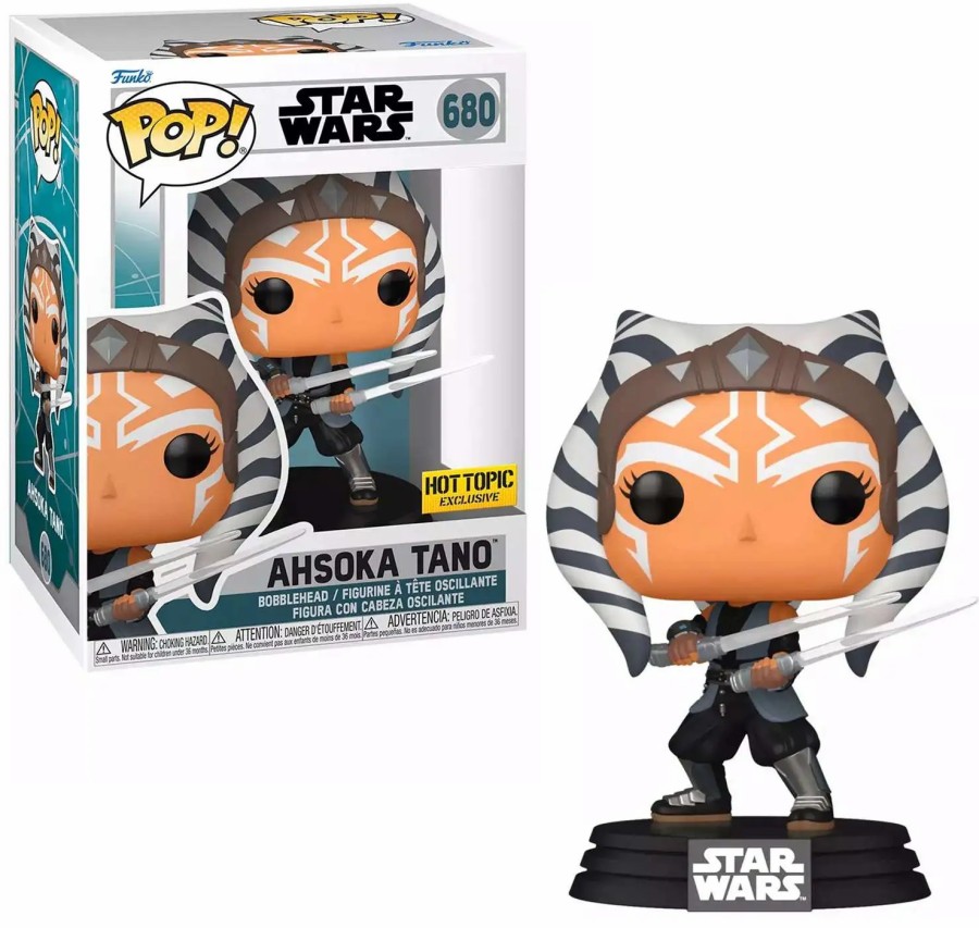 All Brands Funko | Funko Star Wars Pop! Vinyl Ahsoka Tano Exclusive Vinyl Figure #680 [Dual Lightsabers]