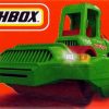 All Brands Mattel | Matchbox Power Grabs Road Roller Diecast Car [Green]