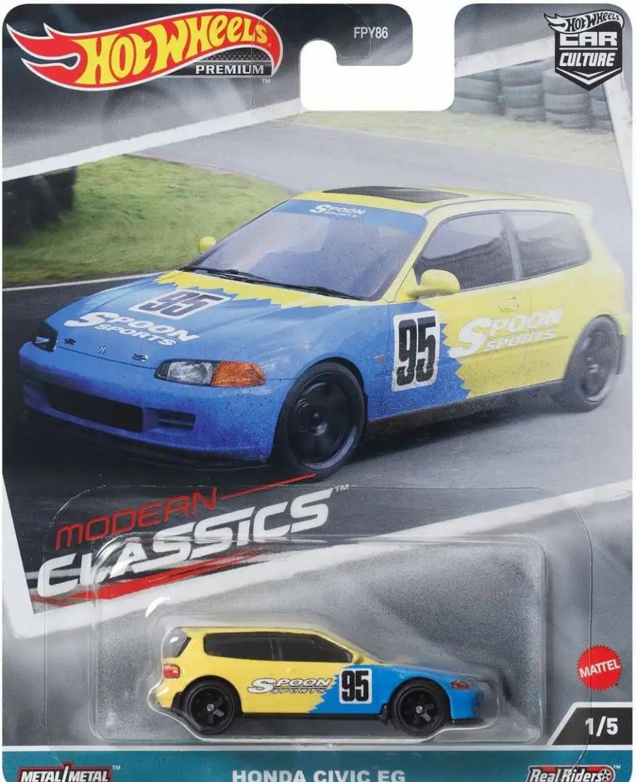 All Brands Mattel | Hot Wheels Premium Car Culture Honda Civic Eg Die Cast Car