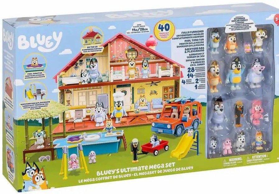 All Brands Moose Toys | Bluey'S Ultimate Mega Set Exclusive Playset