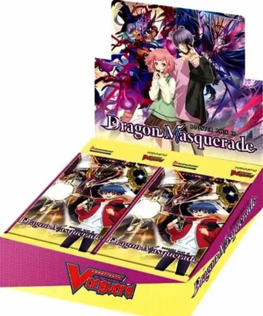 All Brands BushiRoad | Cardfight Vanguard Trading Card Game Overdress Dragon Masquerade Booster Box Bt10 [16 Packs]