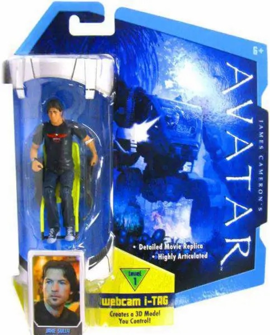 All Brands Mattel Toys | James Cameron'S Avatar Jake Sully Action Figure [Long Hair, Damaged Package]