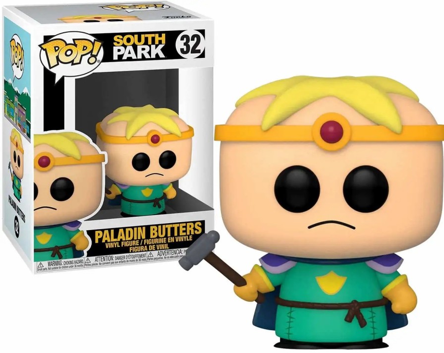 All Brands Funko | Funko Pop! South Park Paladin Butters Vinyl Figure #32 [Stick Of Truth]