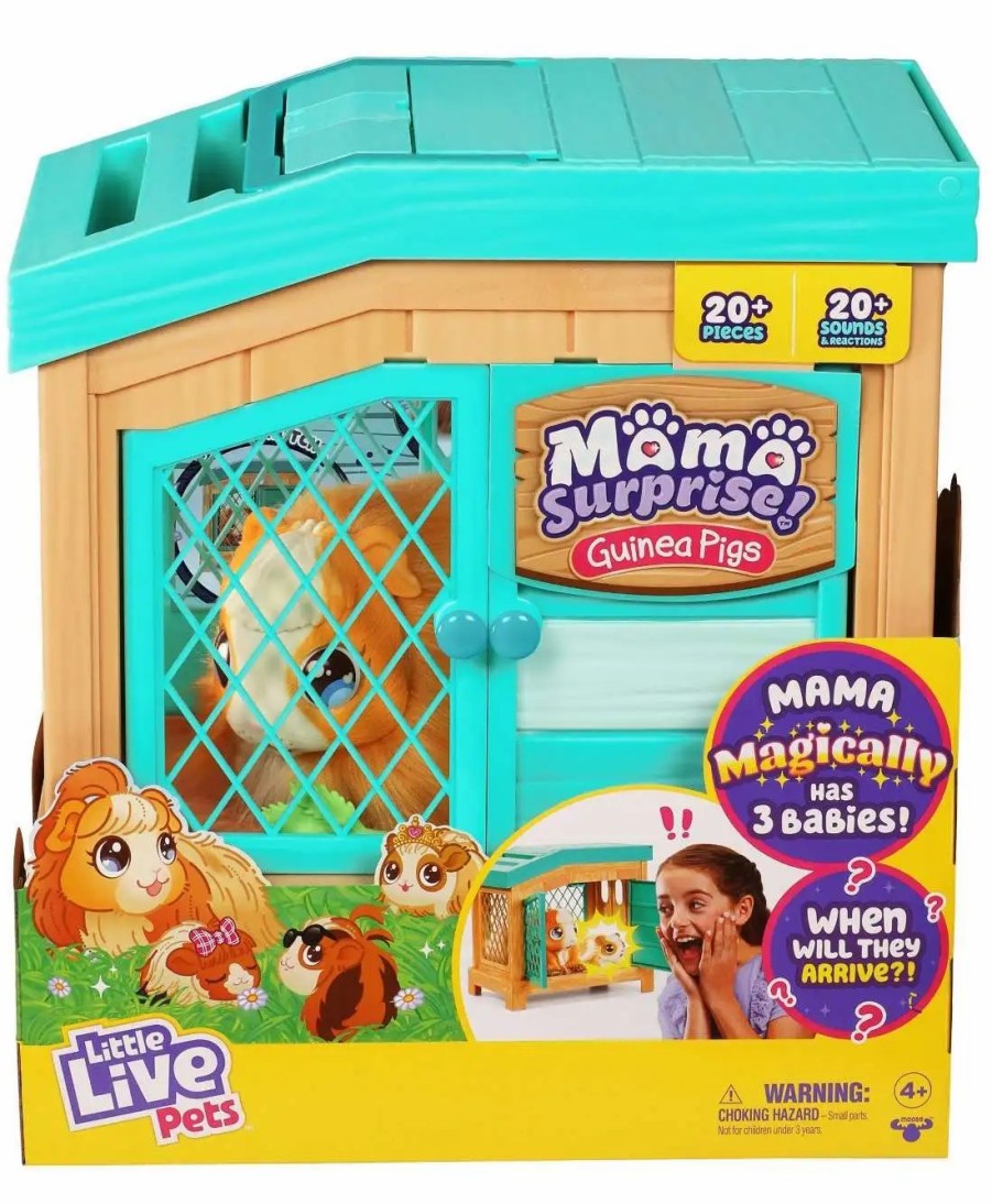 All Brands Moose Toys | Little Live Pets Mama Surprise Guinea Pigs Playset [Mama With 3 Babies]