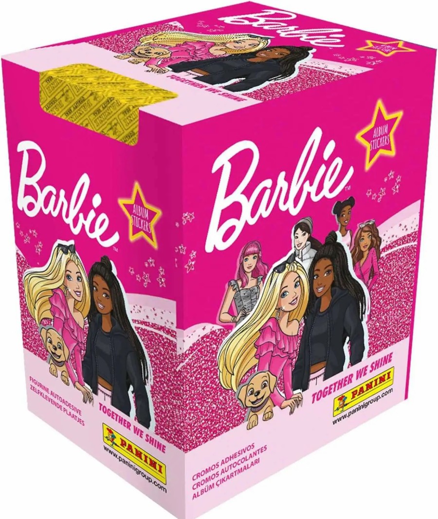 All Brands Panini | Barbie Trading Card Sticker Box [50 Packs]