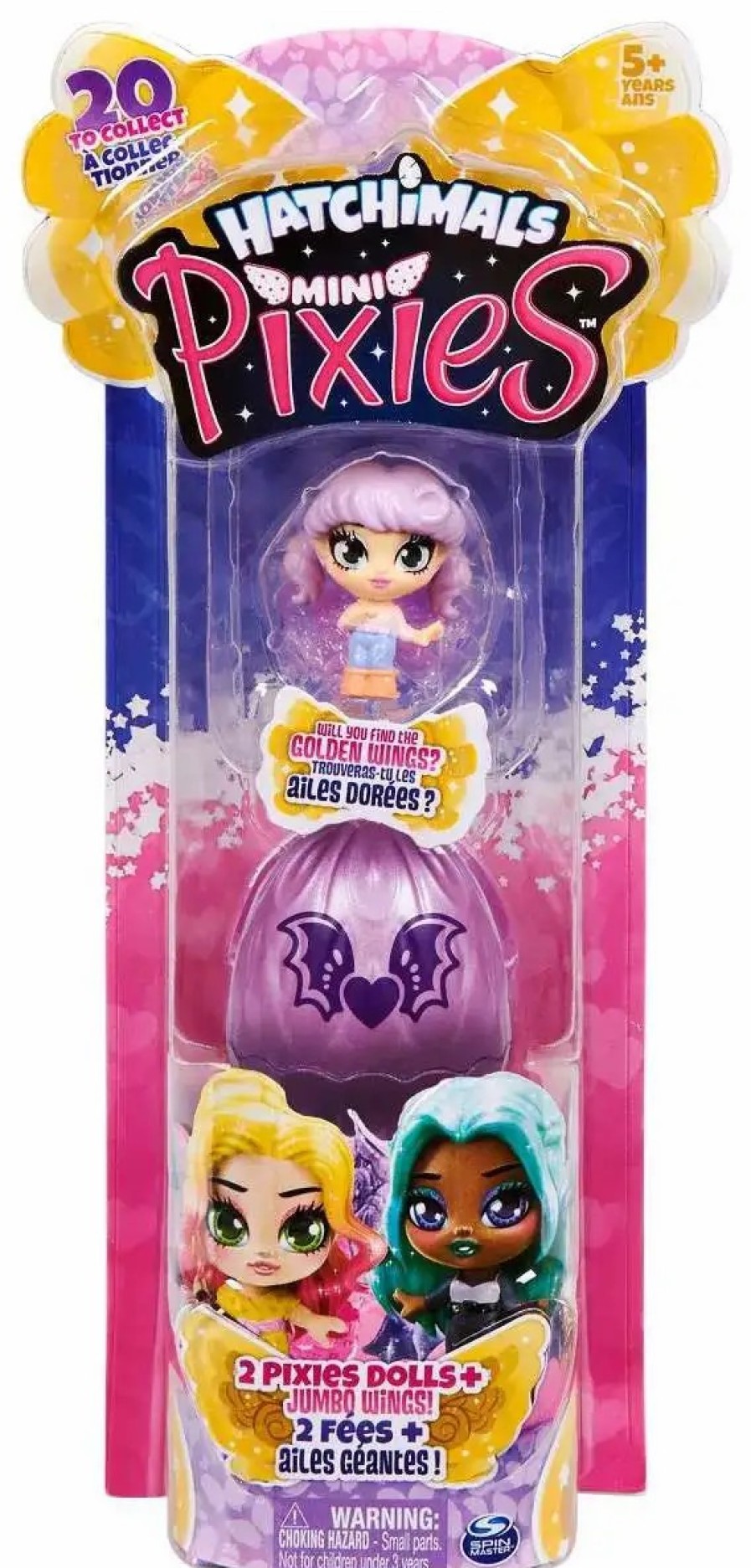 All Brands Spin Master | Hatchimals Mini Pixies Mystery 2-Pack [2 Random Figures]