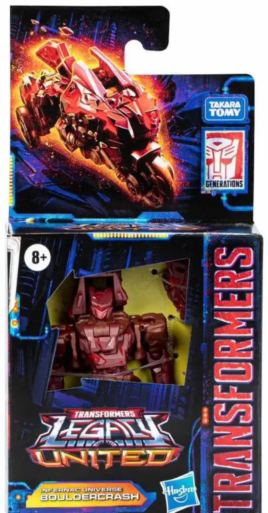 All Brands Hasbro | Transformers Generations Legacy United Bouldercrash Core Action Figure