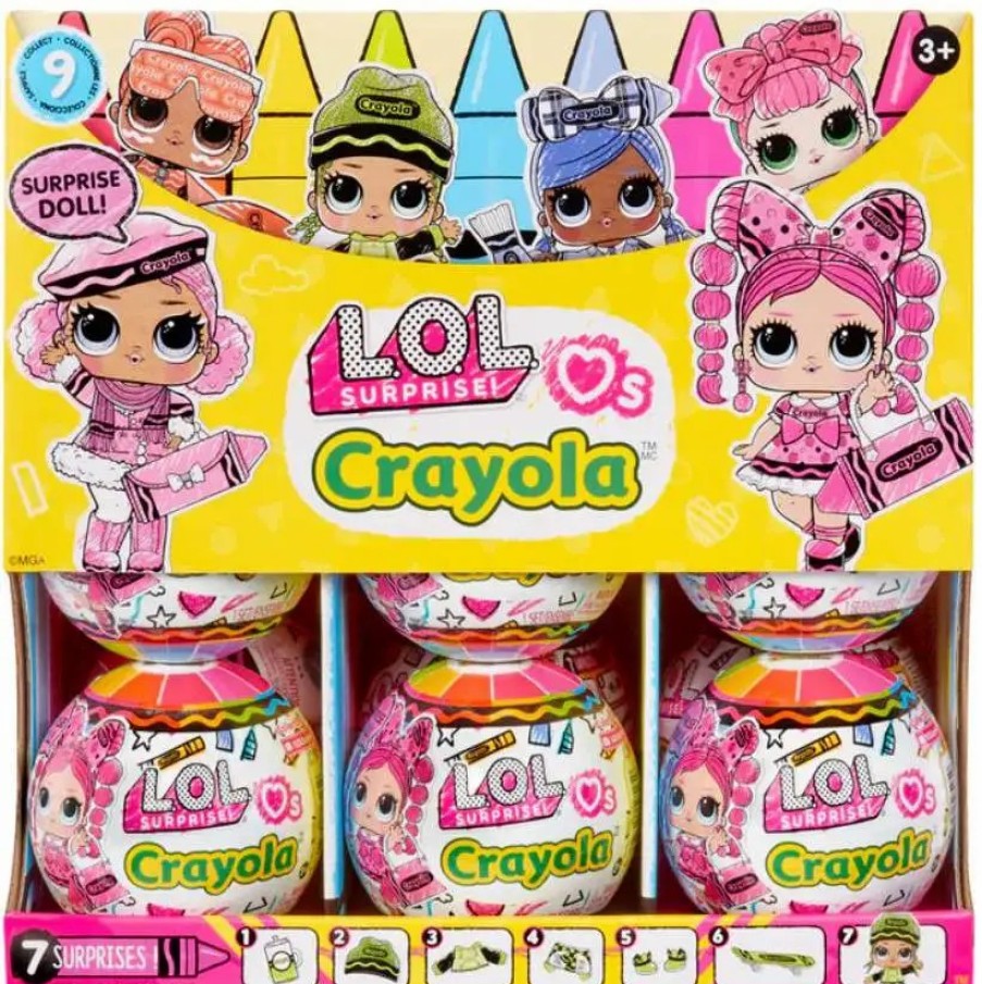 All Brands MGA Entertainment | Lol Surprise Loves Crayola Doll Tots Mystery Box [12 Packs]