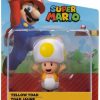 All Brands Jakks Pacific | World Of Nintendo Super Mario Yellow Toad 2.5-Inch Mini Figure