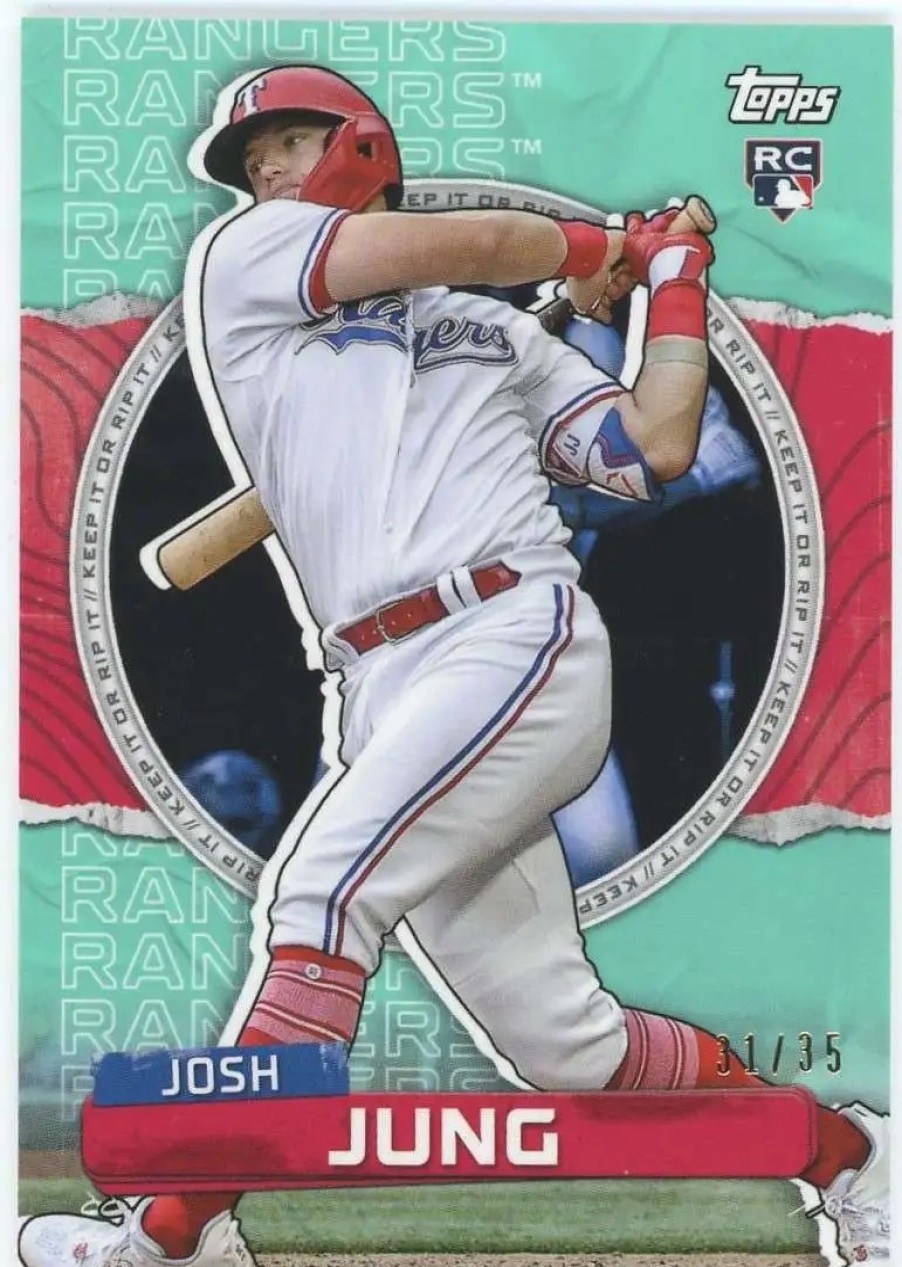 All Brands Topps | Mlb 2023 Topps Rip 31/35 Josh Jung #96 [Rookie]