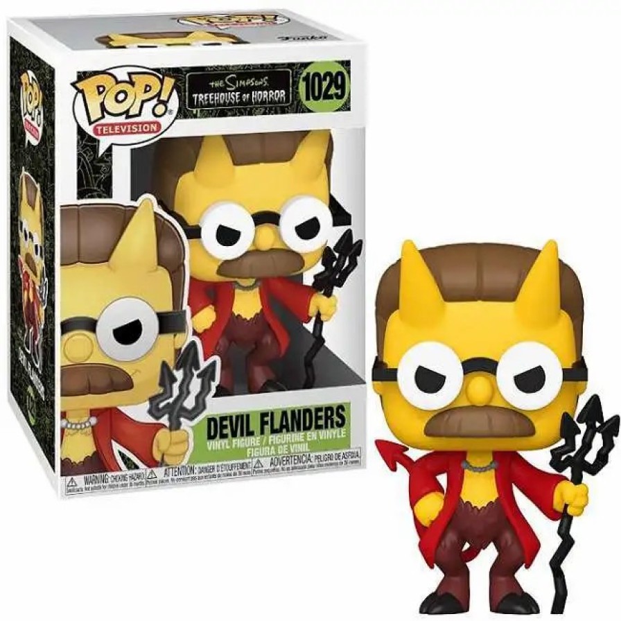 All Brands Funko | Funko The Simpsons Treehouse Of Horror Pop! Television Devil Flanders Vinyl Figure #1029