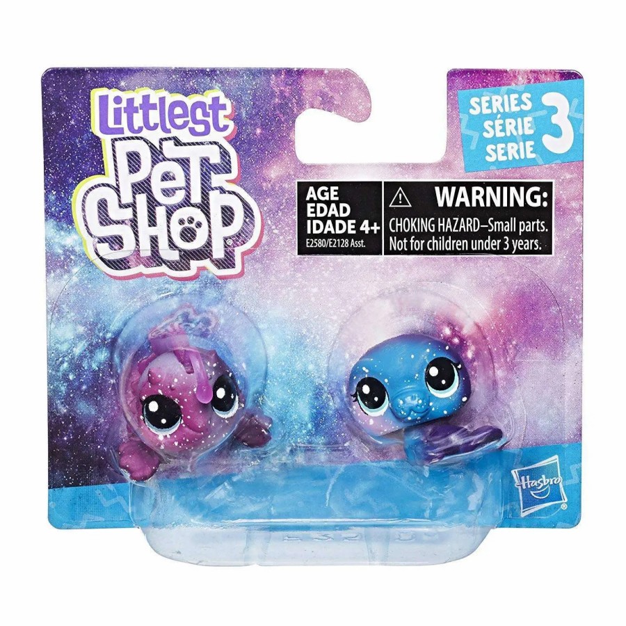 All Brands Hasbro Toys | Littlest Pet Shop Cosmic Orbit Manati (Manatee) & Solara Anglerton (Fish) Figure 2-Pack [Aquatic]