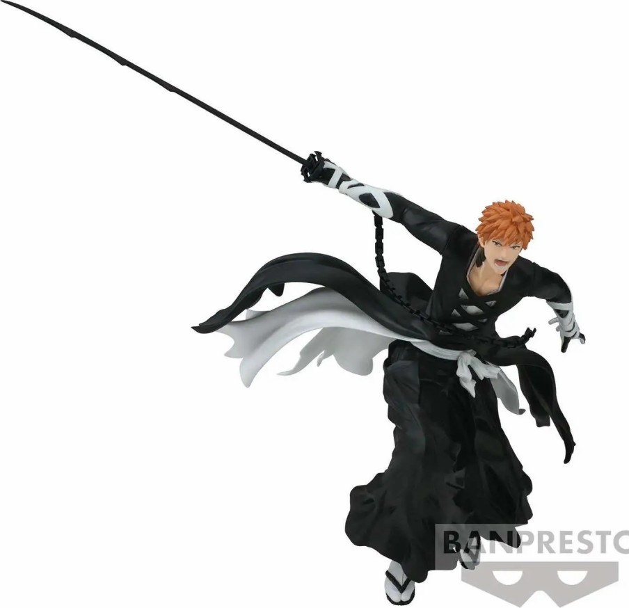 All Brands BanPresto | Bleach Vibration Stars Ichigo Kurosaki 4.7-Inch Collectible Pvc Figure (Pre-Order Ships July)