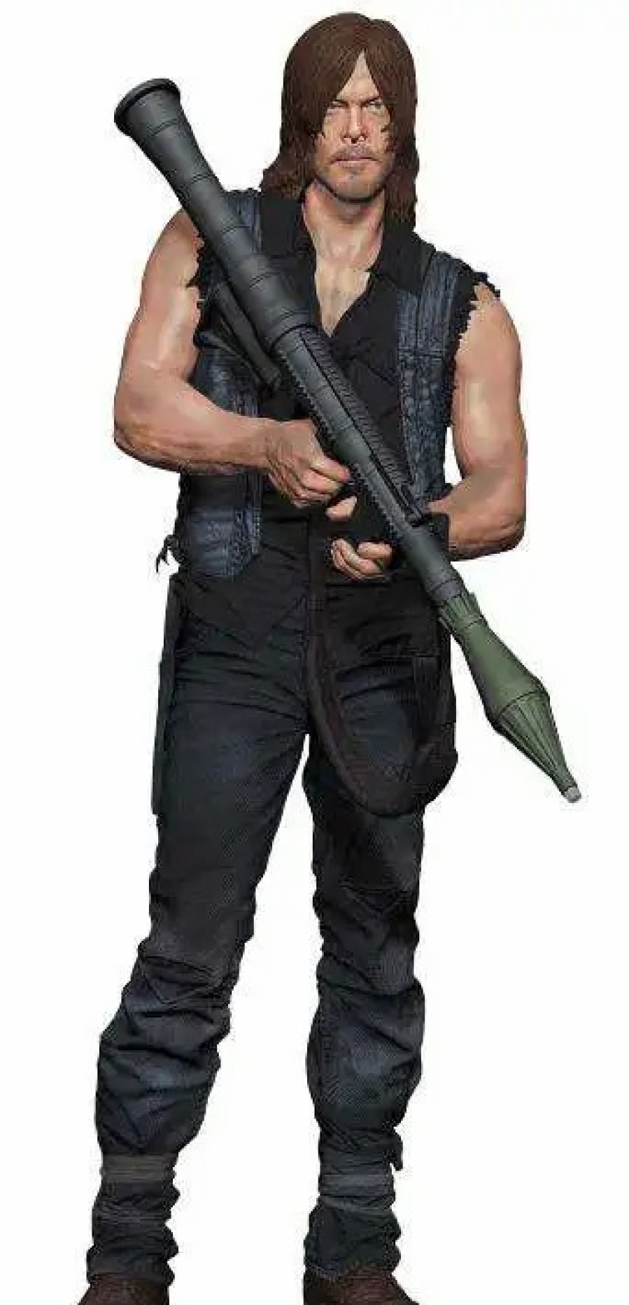 All Brands McFarlane Toys | Mcfarlane Toys The Walking Dead Amc Tv Daryl Dixon With Rocket Launcher Deluxe Action Figure