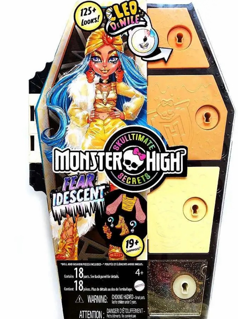 All Brands Mattel Toys | Monster High Skulltimate Secrets Fearidescent Cleo De Nile Exclusive Doll