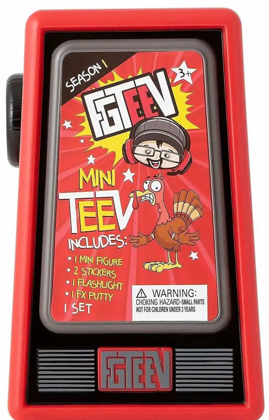 All Brands Bonkers Toy Co. | Fgteev Season 1 Mini Teev Mystery Pack [1 Random Figure, 2 Stickers, Flashlight & Fx Putty]