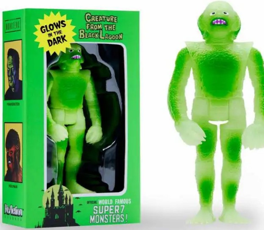 All Brands Super7 | Reaction Creature From The Black Lagoon Universal Monsters Super Creature Action Figure [Glow In The Dark]