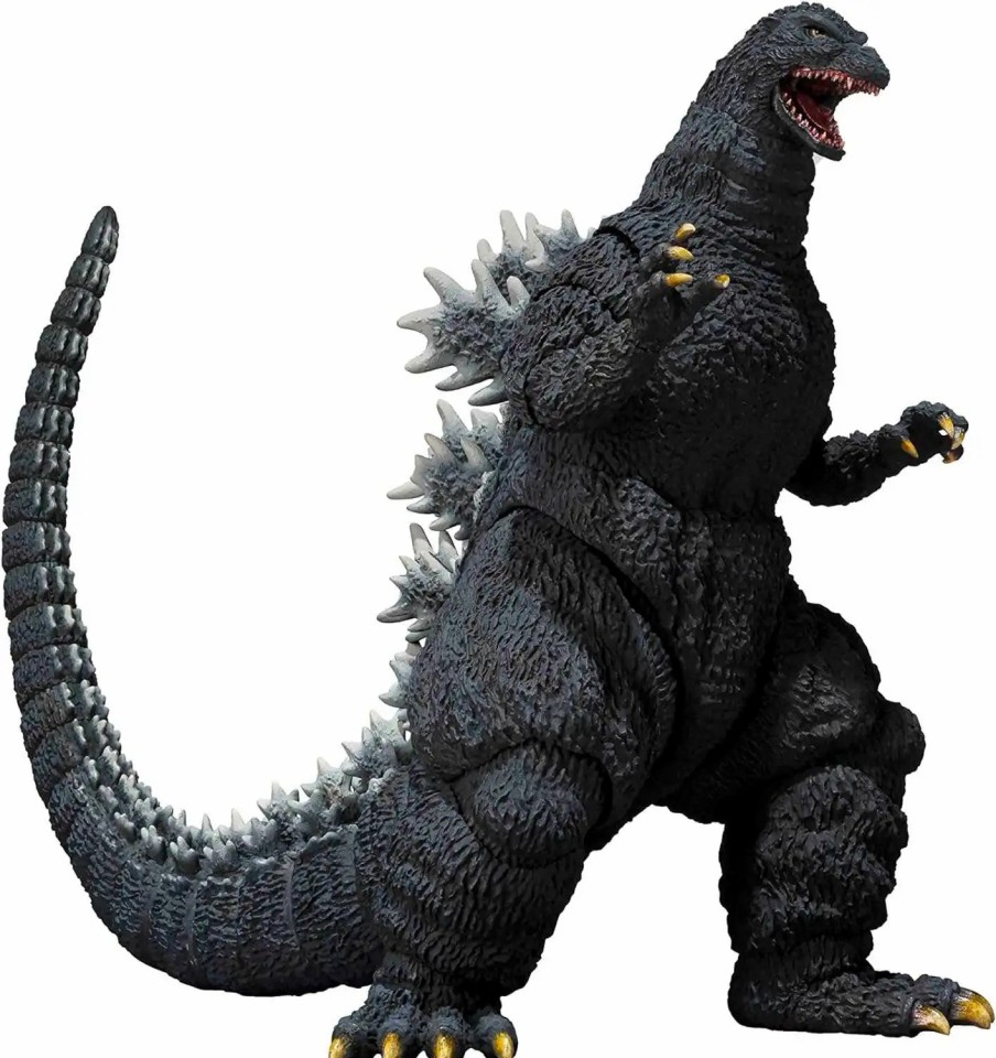 All Brands Bandai Spirits | Godzilla Vs. King Ghidorah S.H.Monsterarts Godzilla Action Figure [1991 Shinjuku Decisive Battle]