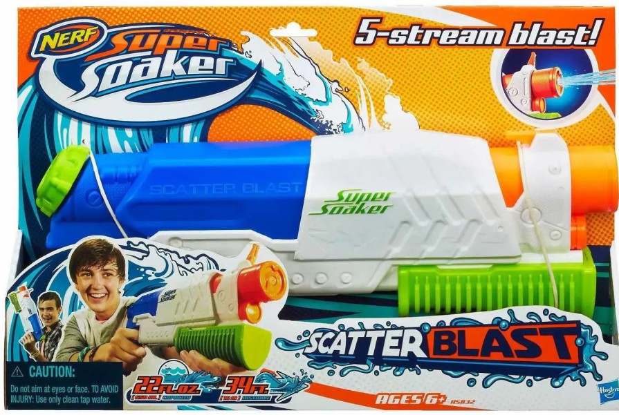 All Brands Hasbro Toys | Nerf Super Soaker Scatter Blast Water Blaster