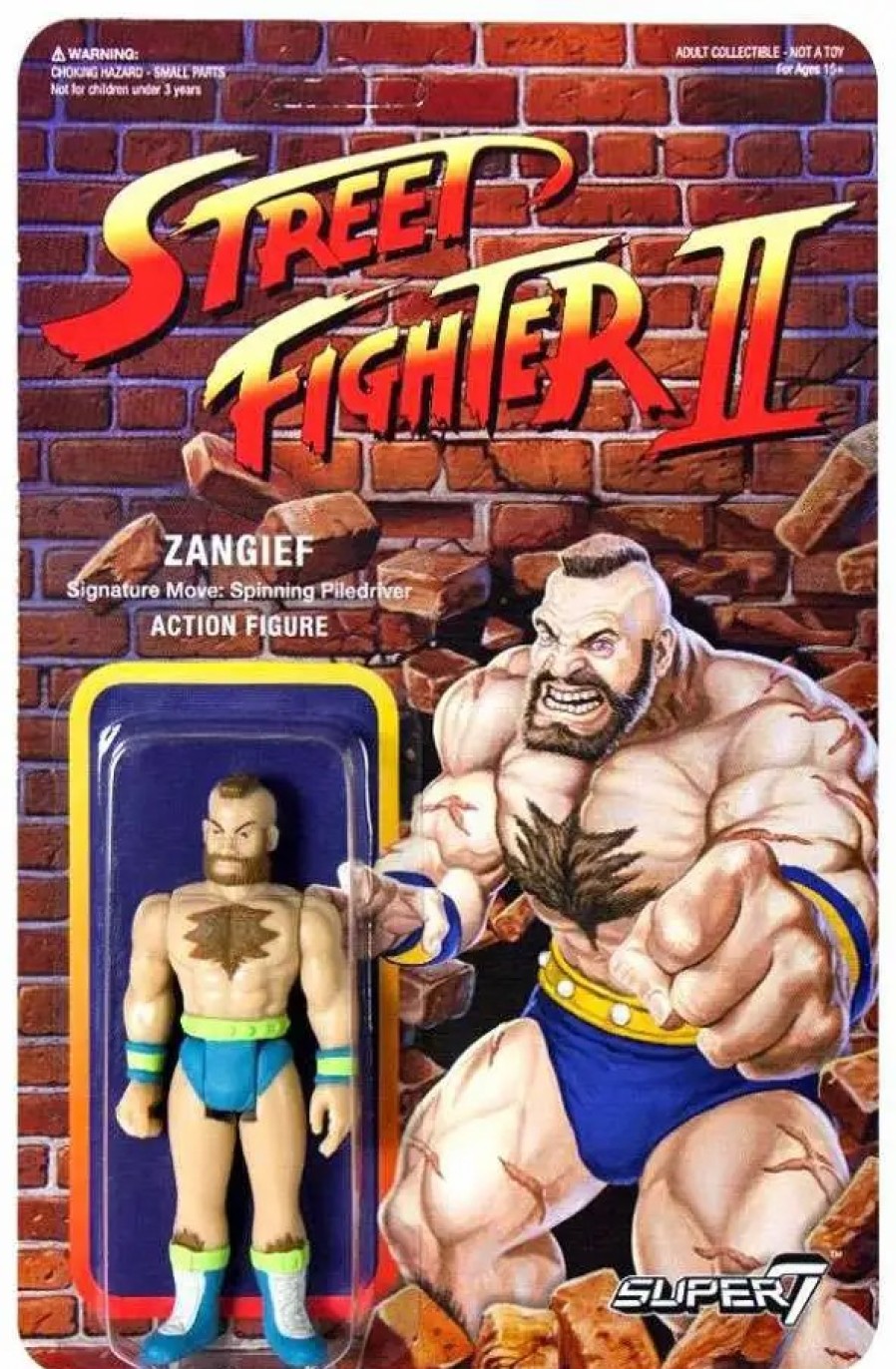 All Brands Super7 | Reaction Street Fighter Ii Zangief Action Figure [Championship Edition]