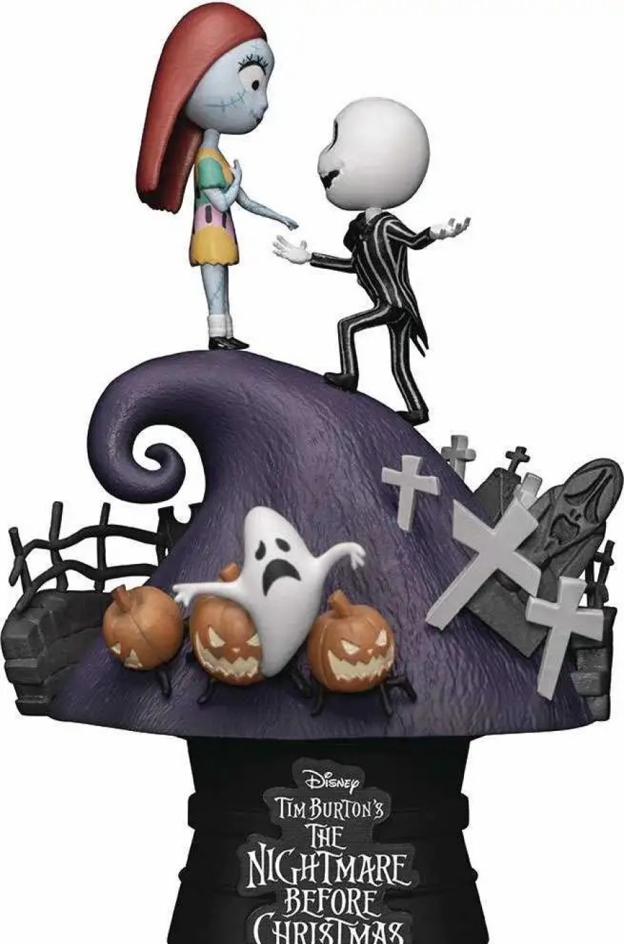 All Brands Beast Kingdom | Disney Nightmare Before Christmas D-Stage Jack & Sally 6-Inch Diorama Statue Ds-141 [Glow-In-The-Dark] (Pre-Order Ships February)