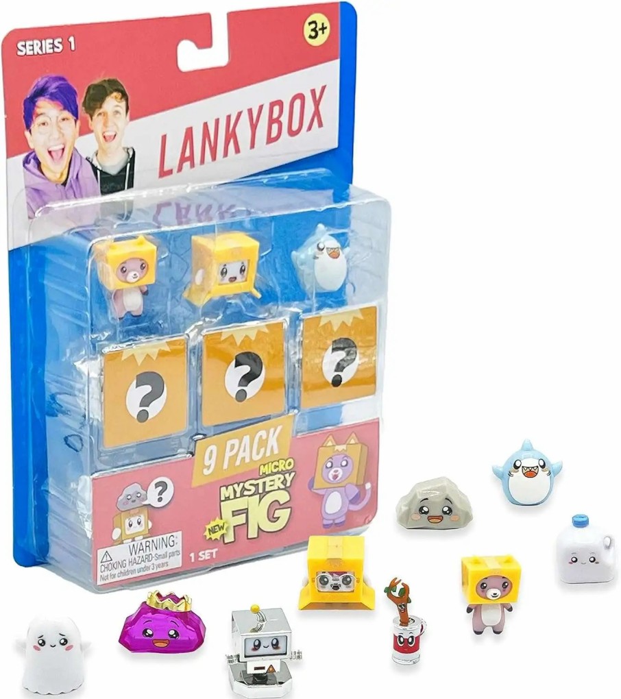 All Brands Bonkers Toy Co. | Lankybox Micro Mystery Fig 9-Pack