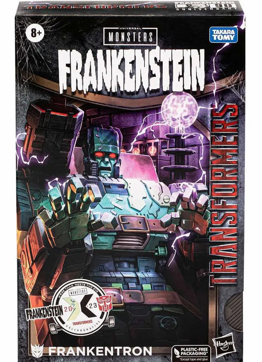 All Brands Hasbro | Transformers Universal Monsters Mash Up Frankentron Action Figure [With Frankenstein]