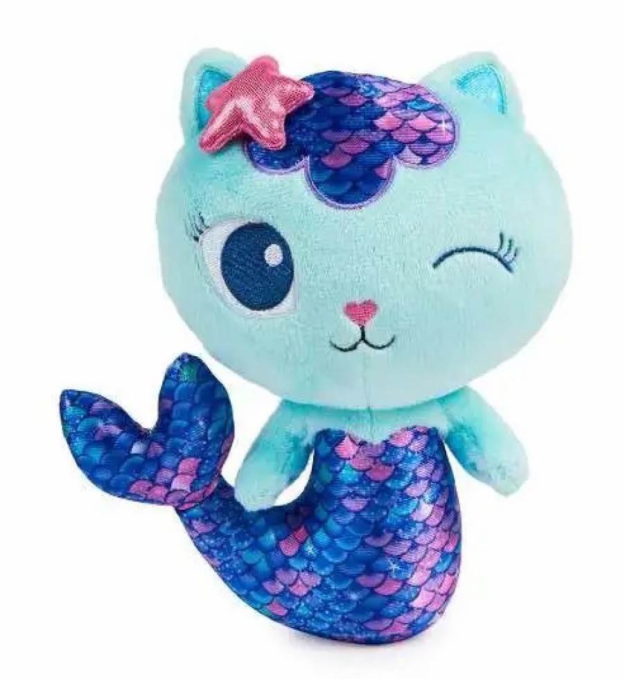 All Brands Spin Master | Gabby'S Dollhouse Mercat 8-Inch Purr-Ific Plush (Pre-Order Ships August)