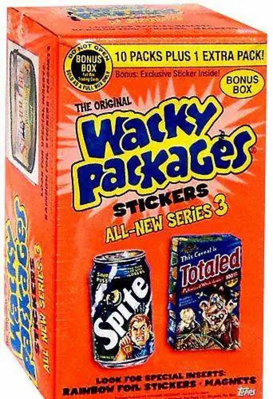 All Brands Topps | Wacky Packages Topps All-New Series 3 Trading Card Sticker Bonus Box [11 Packs]