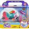 All Brands Moose Toys | Little Live Pets Lil' Dippers Fish Tank Playset [With Exclusive Unicorn Fish!, Green & Pink]