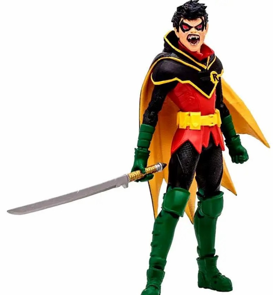 All Brands McFarlane Toys | Mcfarlane Toys Dc Multiverse Gold Label Collection Damian Wayne Robin Exclusive Action Figure [Dc Vs. Vampires] (Pre-Order Ships February)