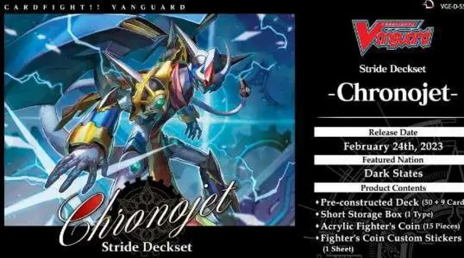 All Brands BushiRoad | Cardfight Vanguard Trading Card Game Overdress Chronojet Stride Deck Set Vge-D-Ss03