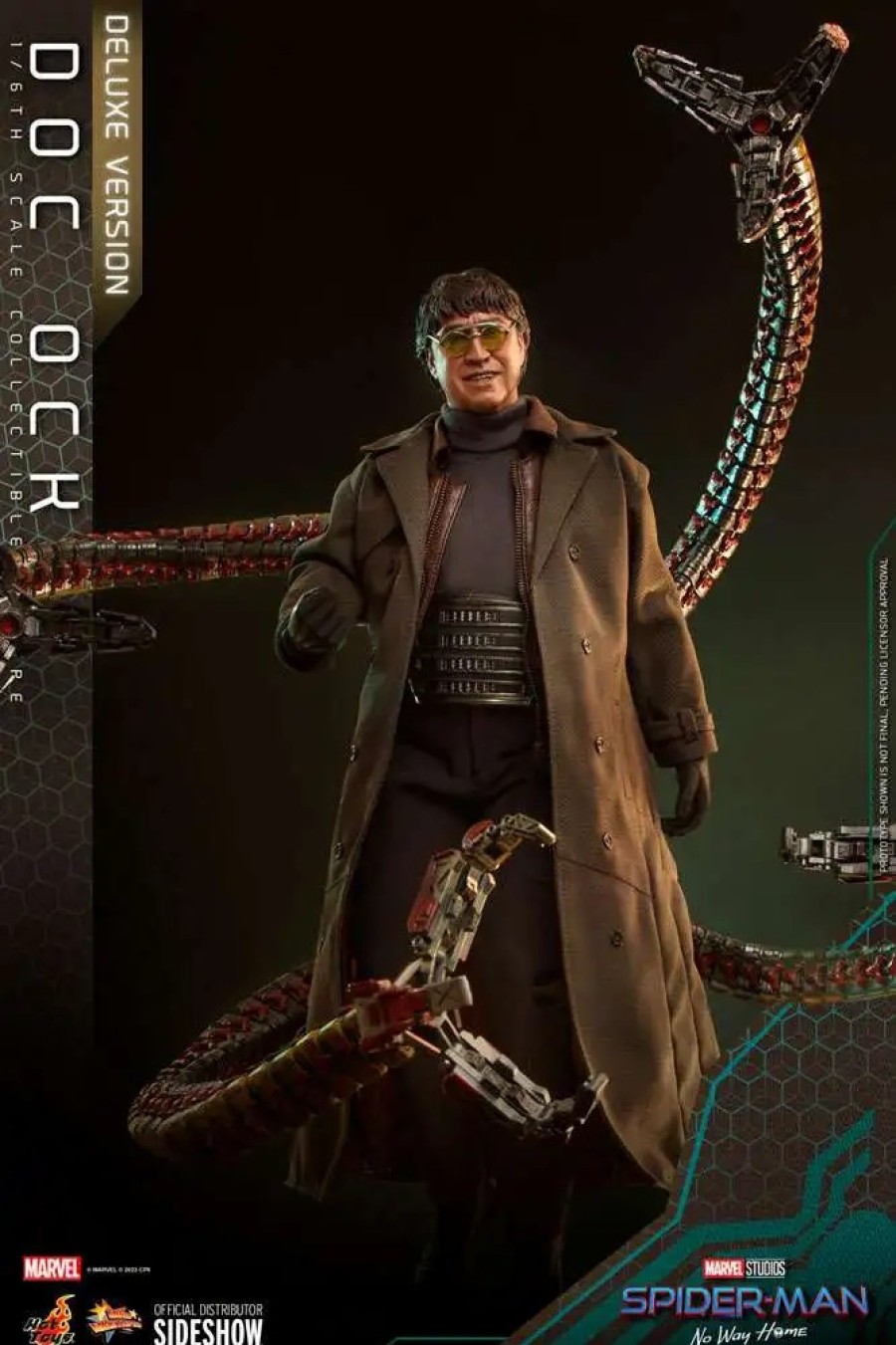 All Brands Hot Toys | Marvel Spider-Man: No Way Home Movie Masterpiece Doc Ock Collectible Figure [Deluxe Version] (Pre-Order Ships February)