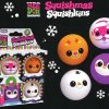 All Brands Schylling | Needoh The Groovy Glob 2024 Squishmas Squishkins Stress Ball 4-Pack (Pre-Order Ships November)