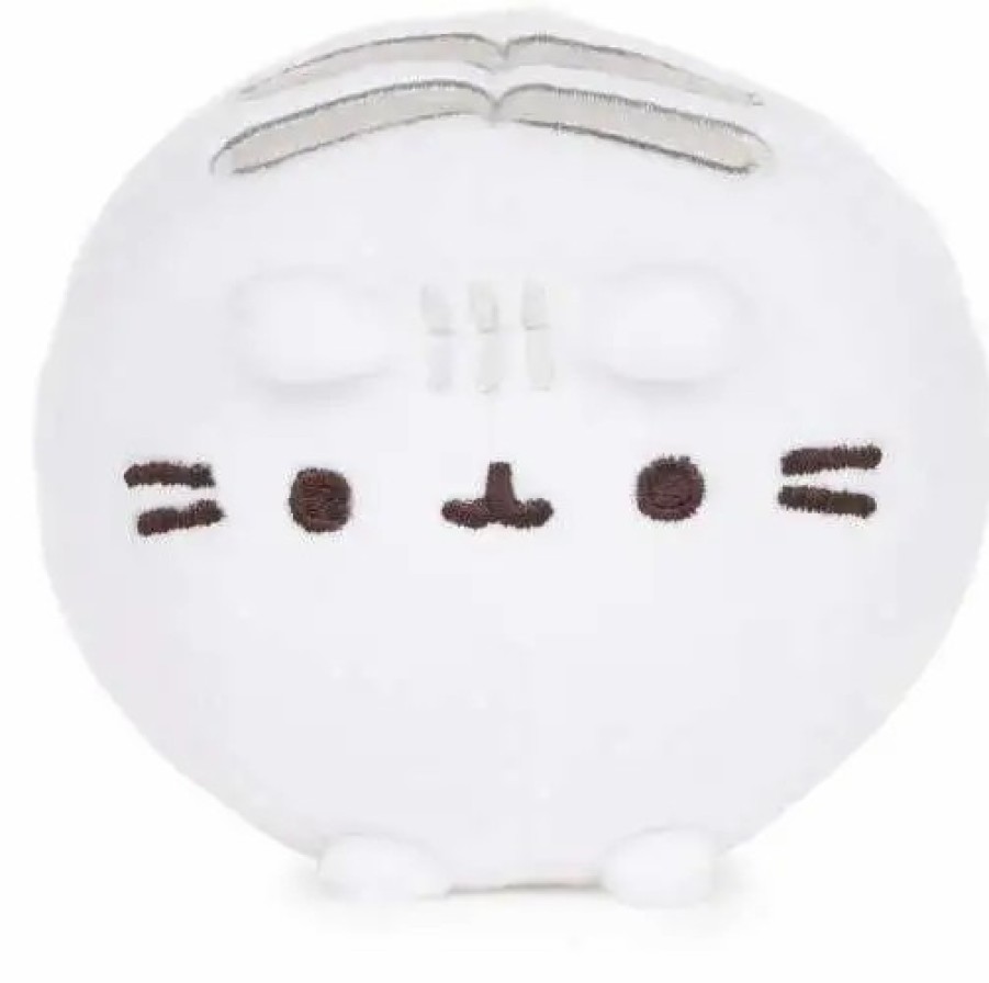 All Brands Gund | Pusheen Squishy Round White 3.5-Inch Plush