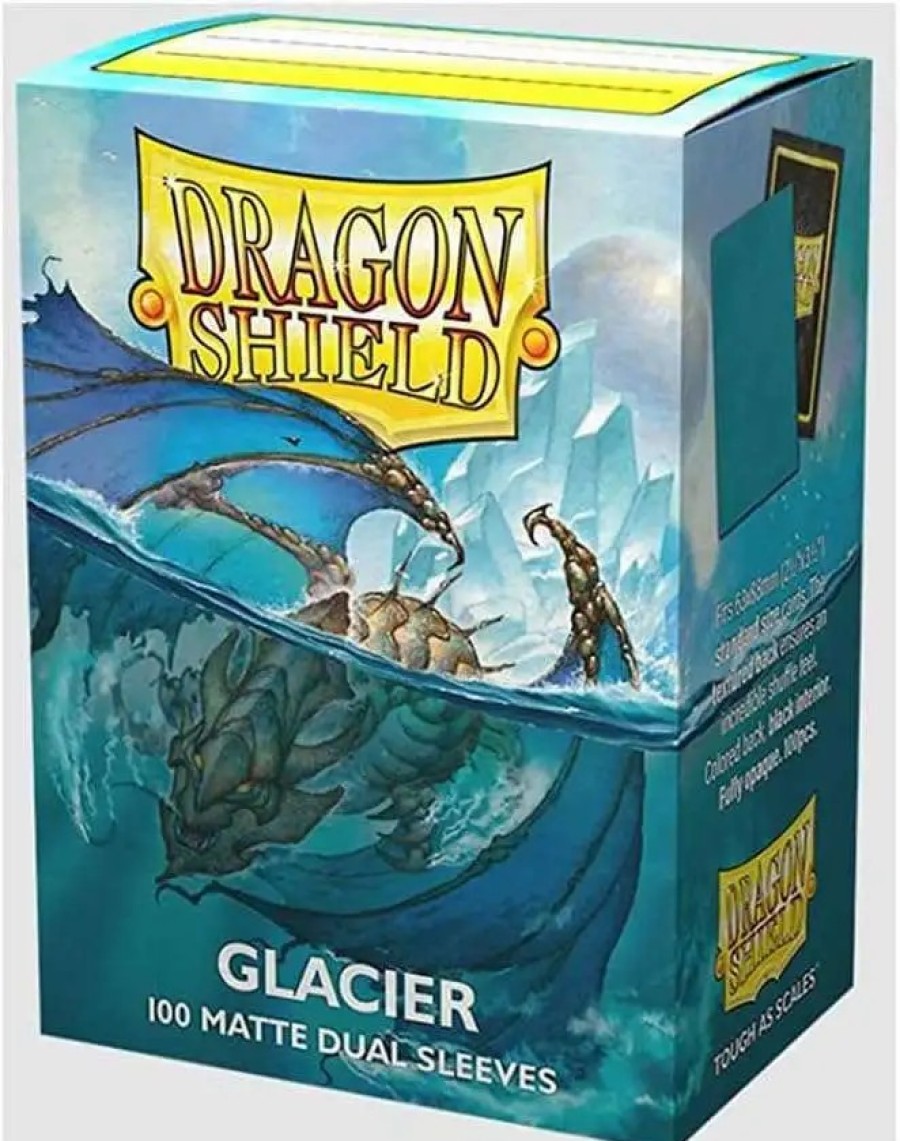 All Brands Arcane Tinmen | Dragon Shield Matte Dual Glacier Standard Card Sleeves [100 Count]