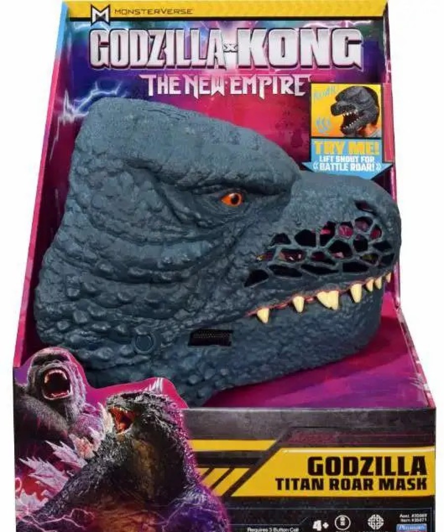 All Brands Playmates | Godzilla X Kong The New Empire Monsterverse Godzilla Titan Roar Mask