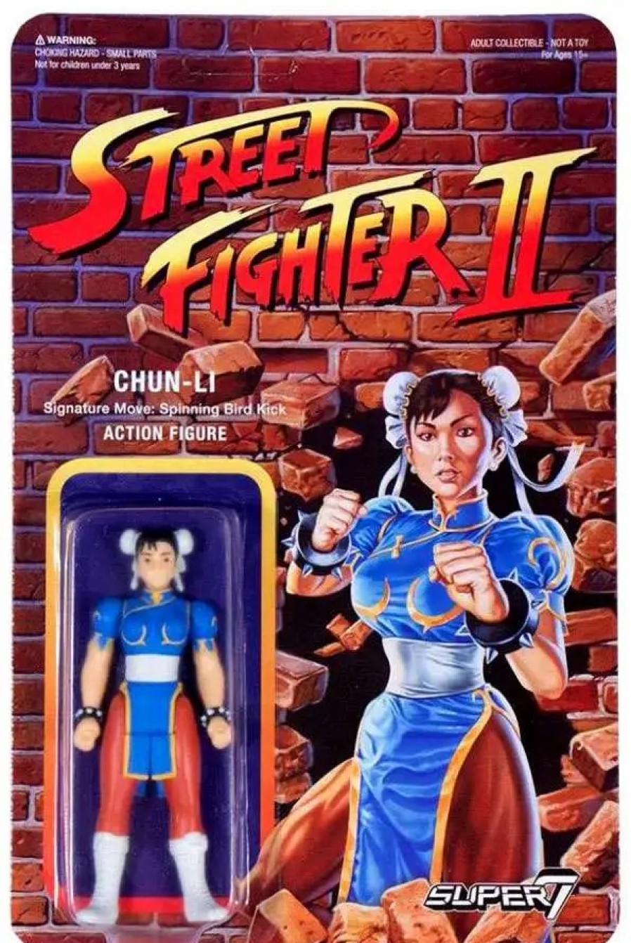 All Brands Super7 | Reaction Street Fighter Ii Chun-Li Action Figure