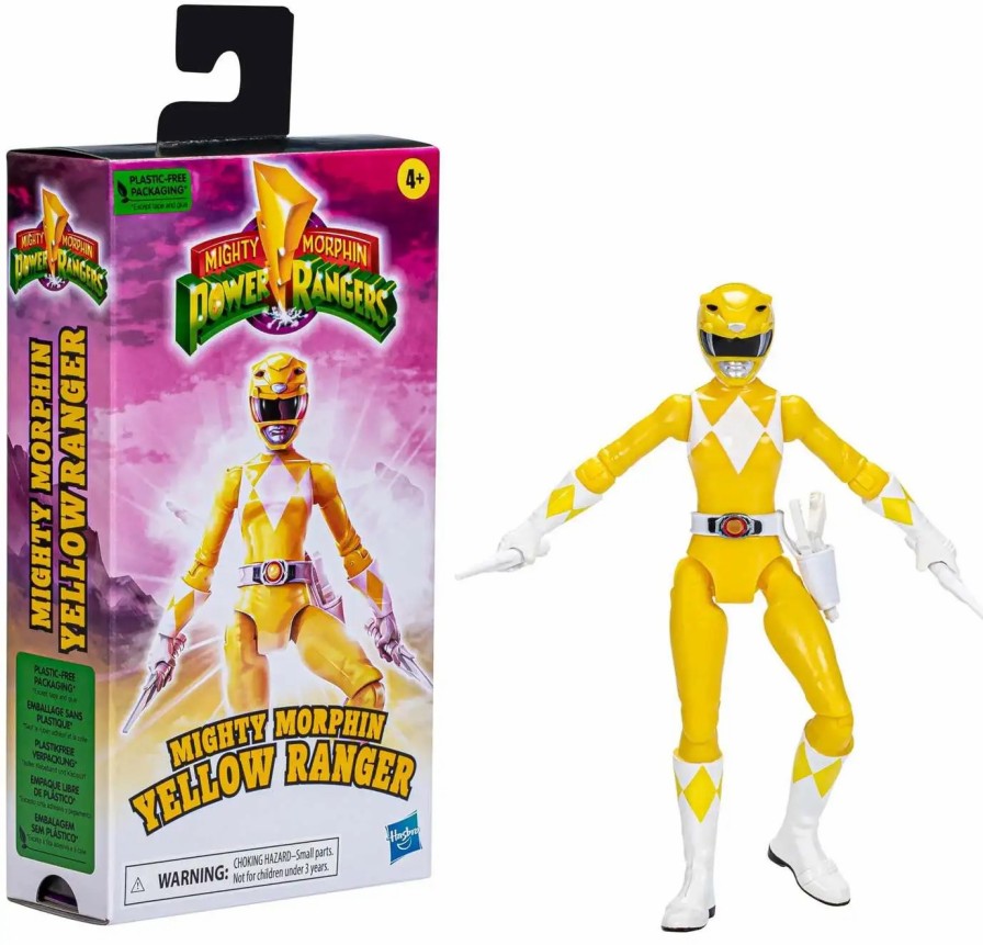 All Brands Hasbro Toys | Power Rangers Mighty Morphin 30Th Anniversary Yellow Ranger Action Figure