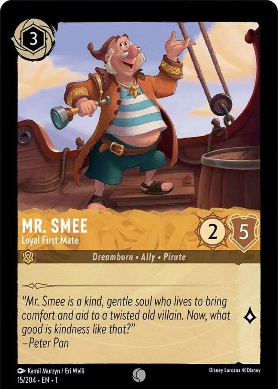 All Brands Ravensburger | Disney Lorcana Trading Card Game The First Chapter Common Mr. Smee - Loyal First Mate #15